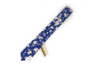 Urban-Peacock Men's Fashion Wedding Floral Slim Necktie: Royal Blue
