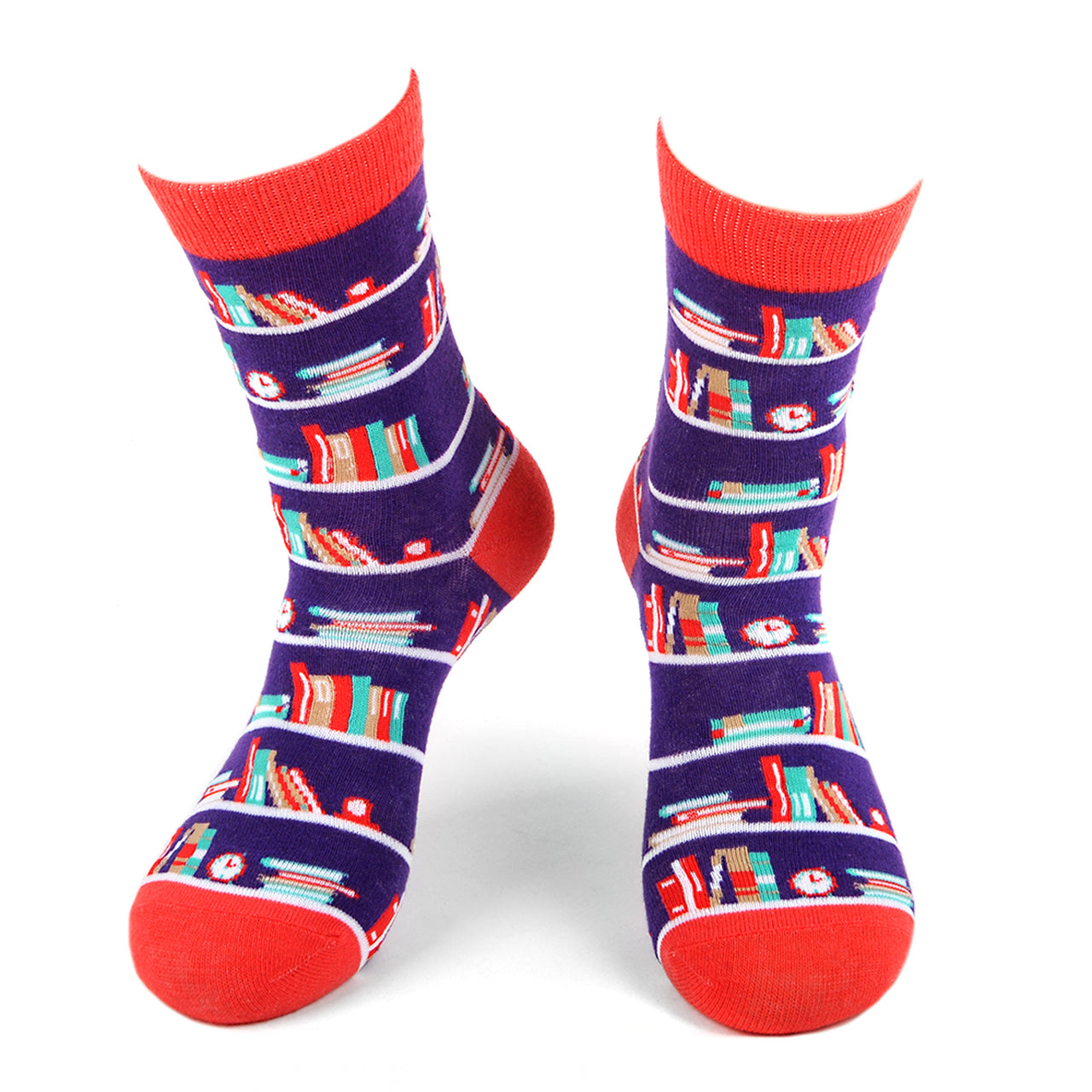 Women's Urban-Peacock Novelty Fun Crew Socks for Dress or Casual - Boo Women's Urban-Peacock Novelty Fun Crew Socks for Dress or Casual - Boo