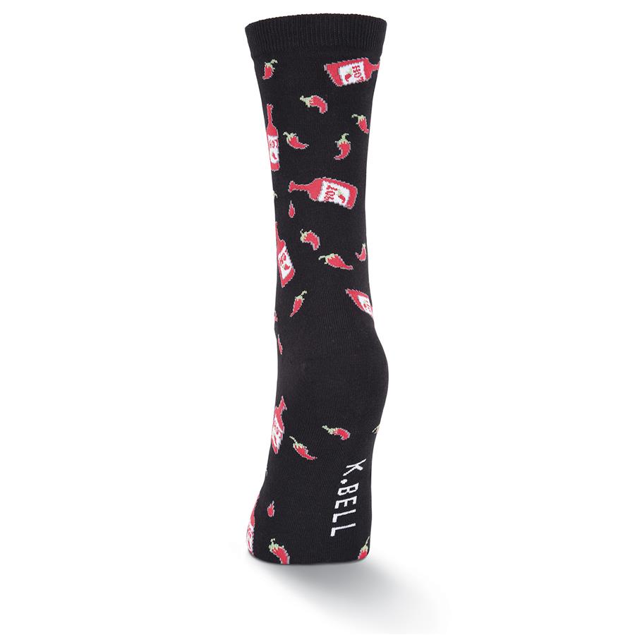 K. Bell Women's Women's Hot N Spicy Crew Socks