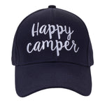 CC Ball Cap - Happy Camper Embroidered
