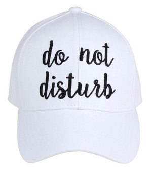 CC Ball Cap - Do Not Disturb Embroidered