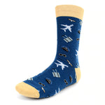 Urban-Peacock Men's Novelty Crew Socks - Airline Pilot